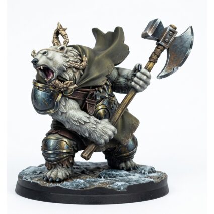 Polarbear Frontliner - Painted 3D Printed Miniature