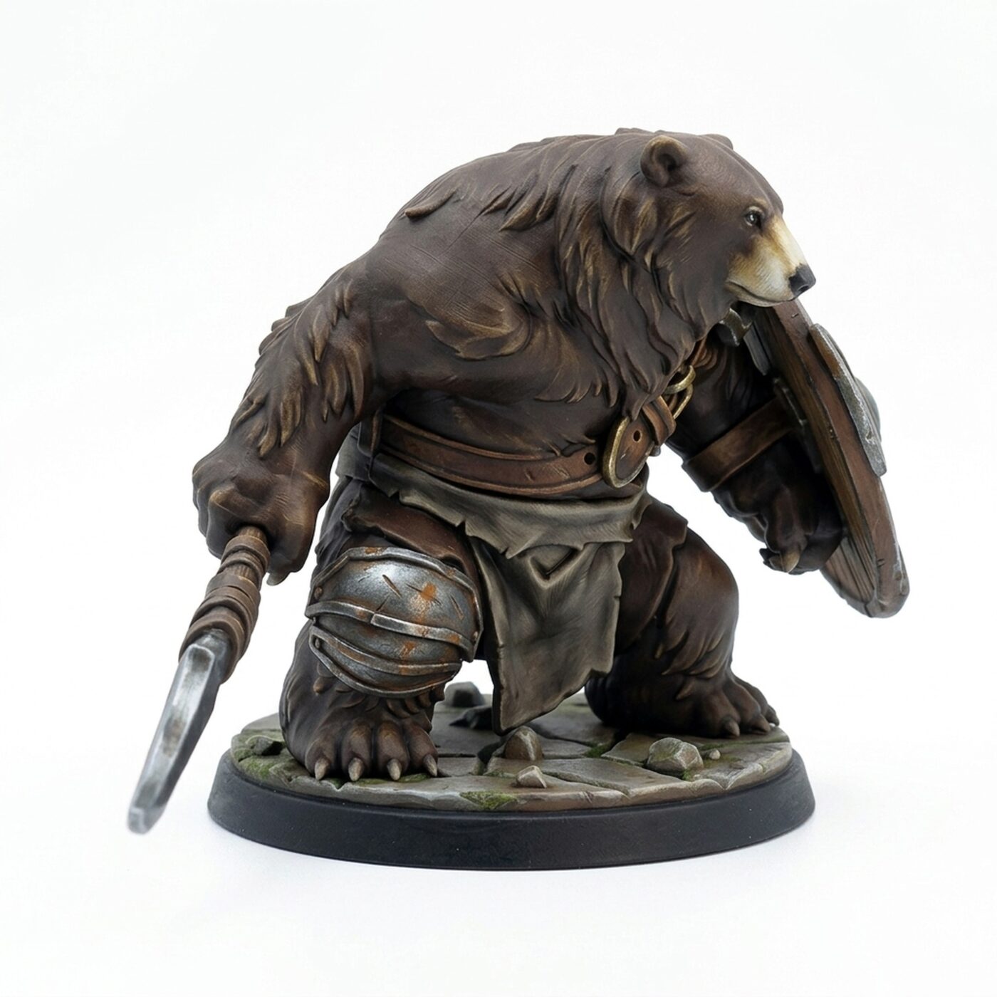 Polarbear Striker - Painted 3D Printed Miniature