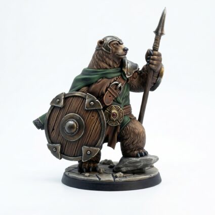Polarbear Vanguard - Painted 3D Printed Miniature