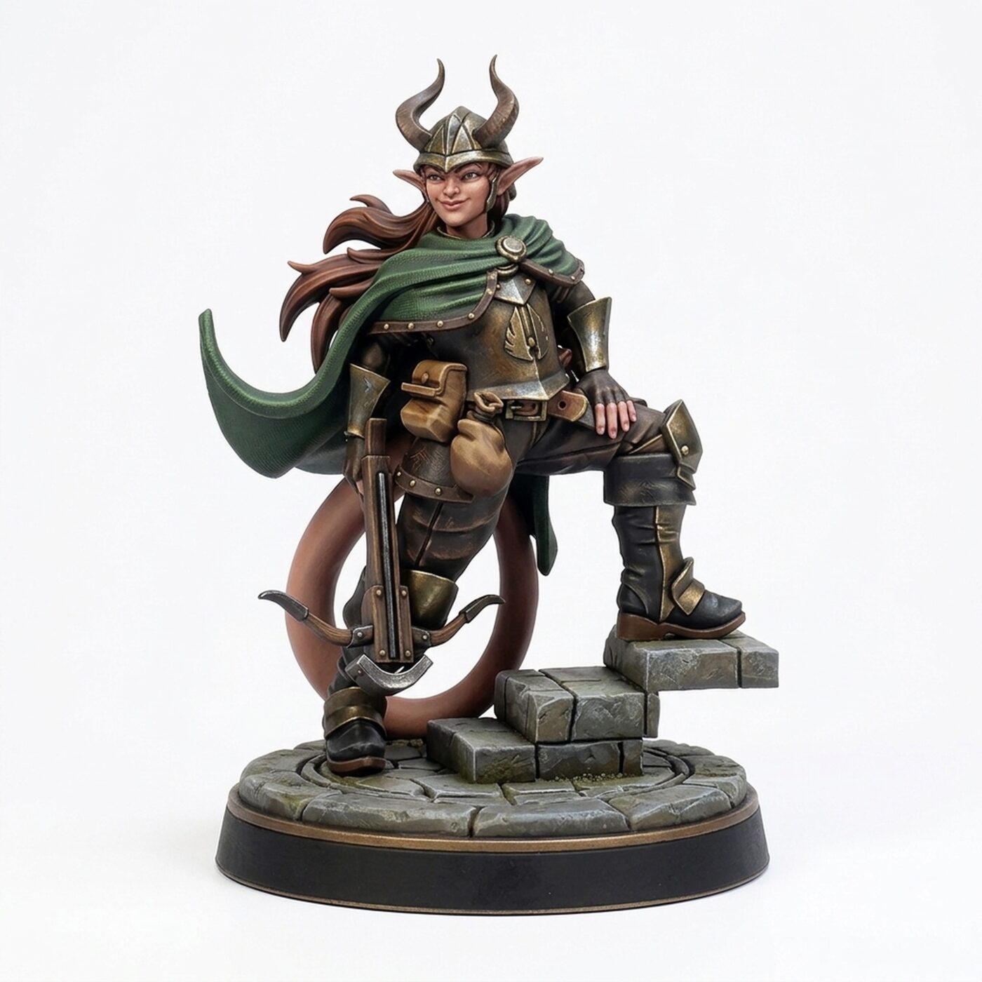 Prisca Surveillance Guard - Painted 3D Printed Miniature