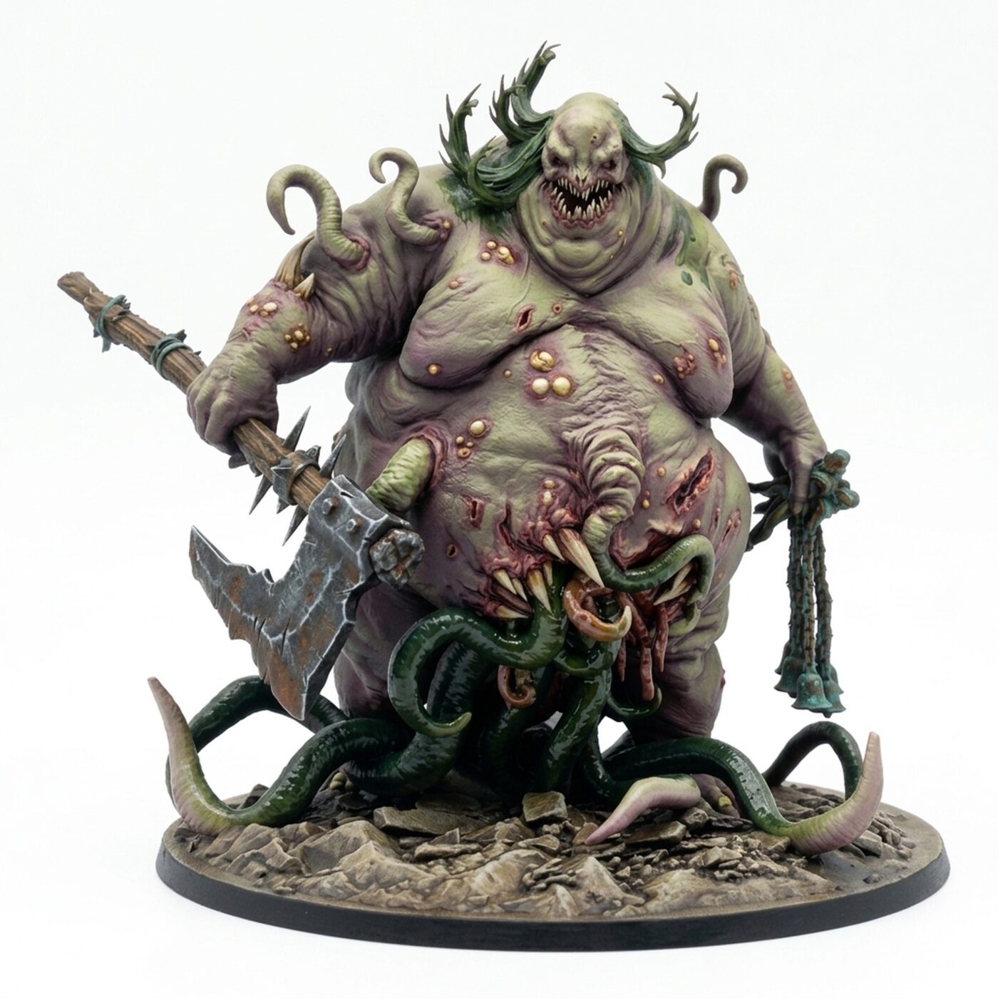 Purulent Demon Walk - Painted 3D Printed Miniature