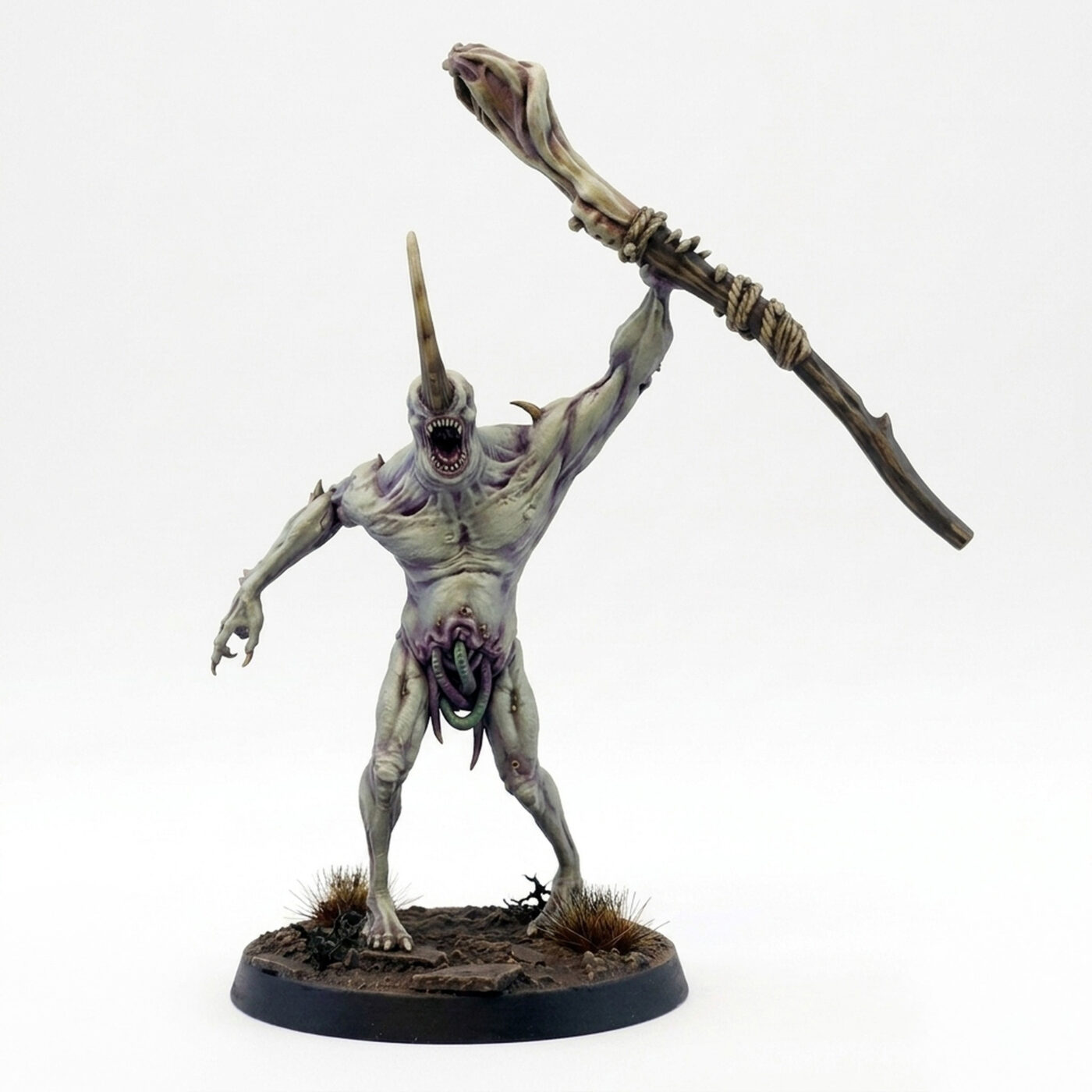 Putrid Servant C Stance Scepter - Painted 3D Printed Miniature