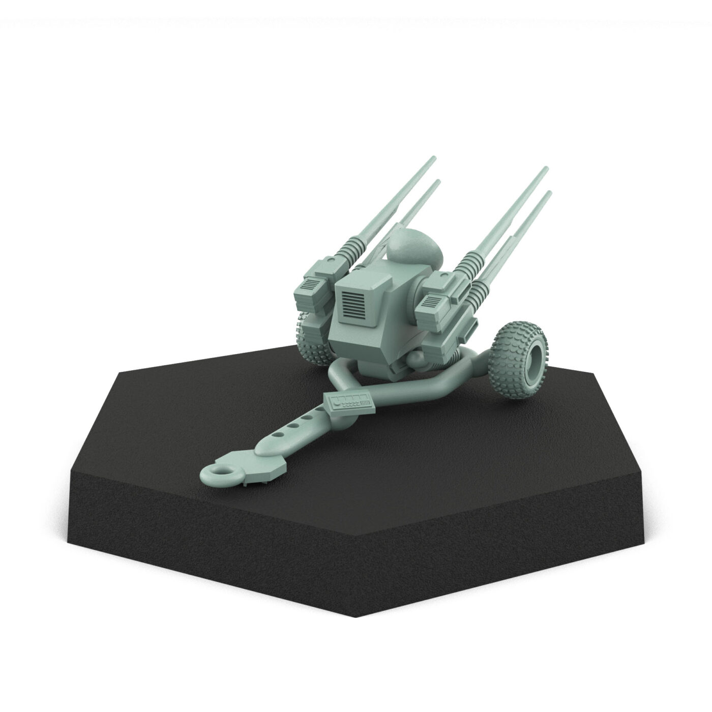 Quad Field Gun - USe Mechs 3D Miniature