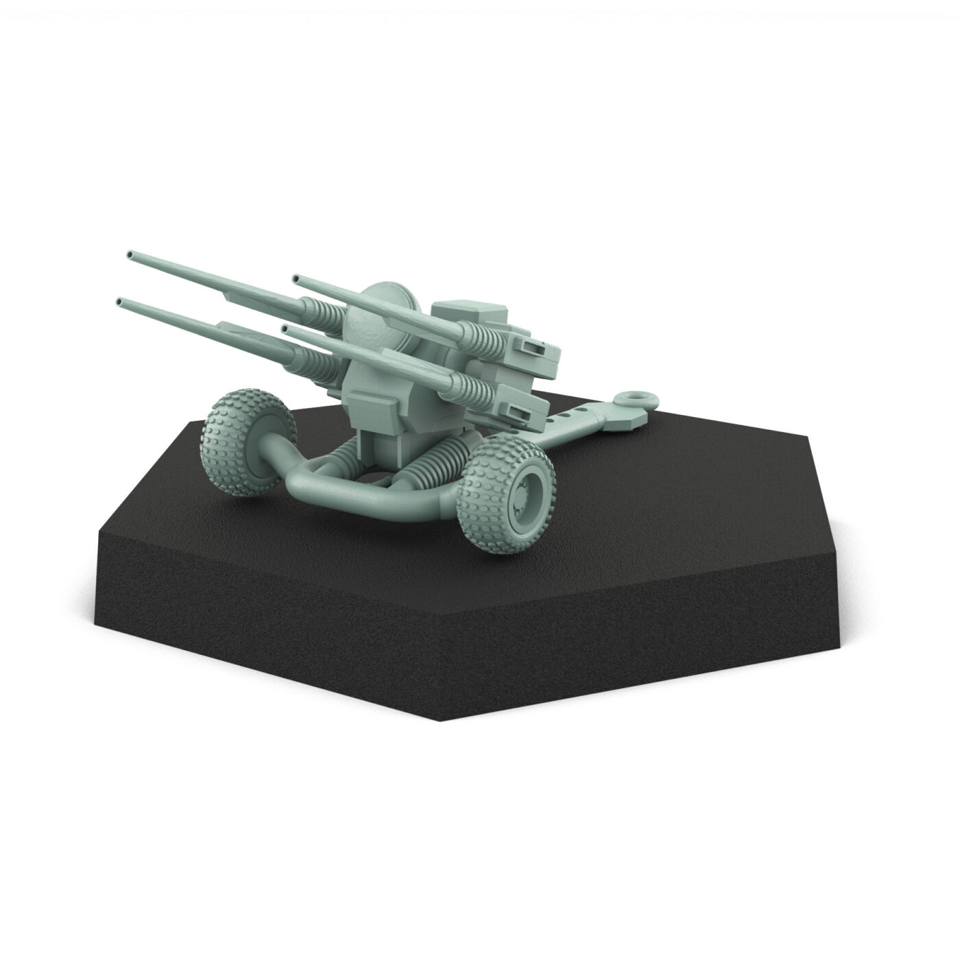 Quad Field Gun - USe Mechs 3D Miniature 3D Printed Mech Miniature