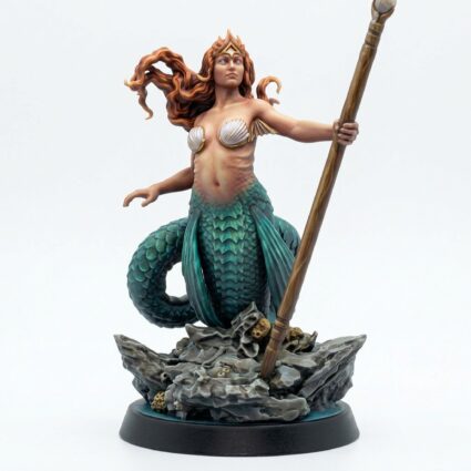 Queen of the Ocean - Painted 3D Printed Miniature