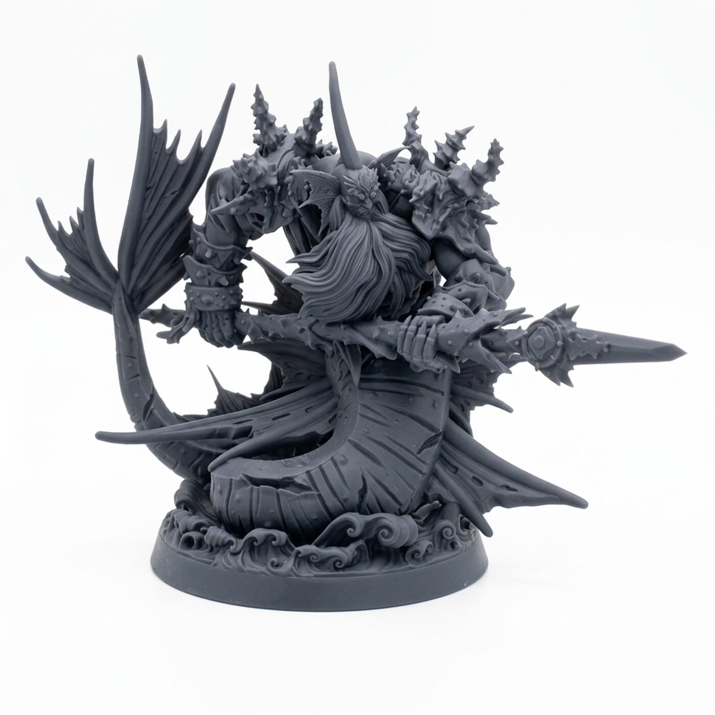 Queen's Brute A - Gray Resin 3D Printed Miniature