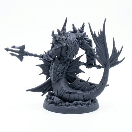 Queen's Brute B - Gray Resin 3D Printed Miniature