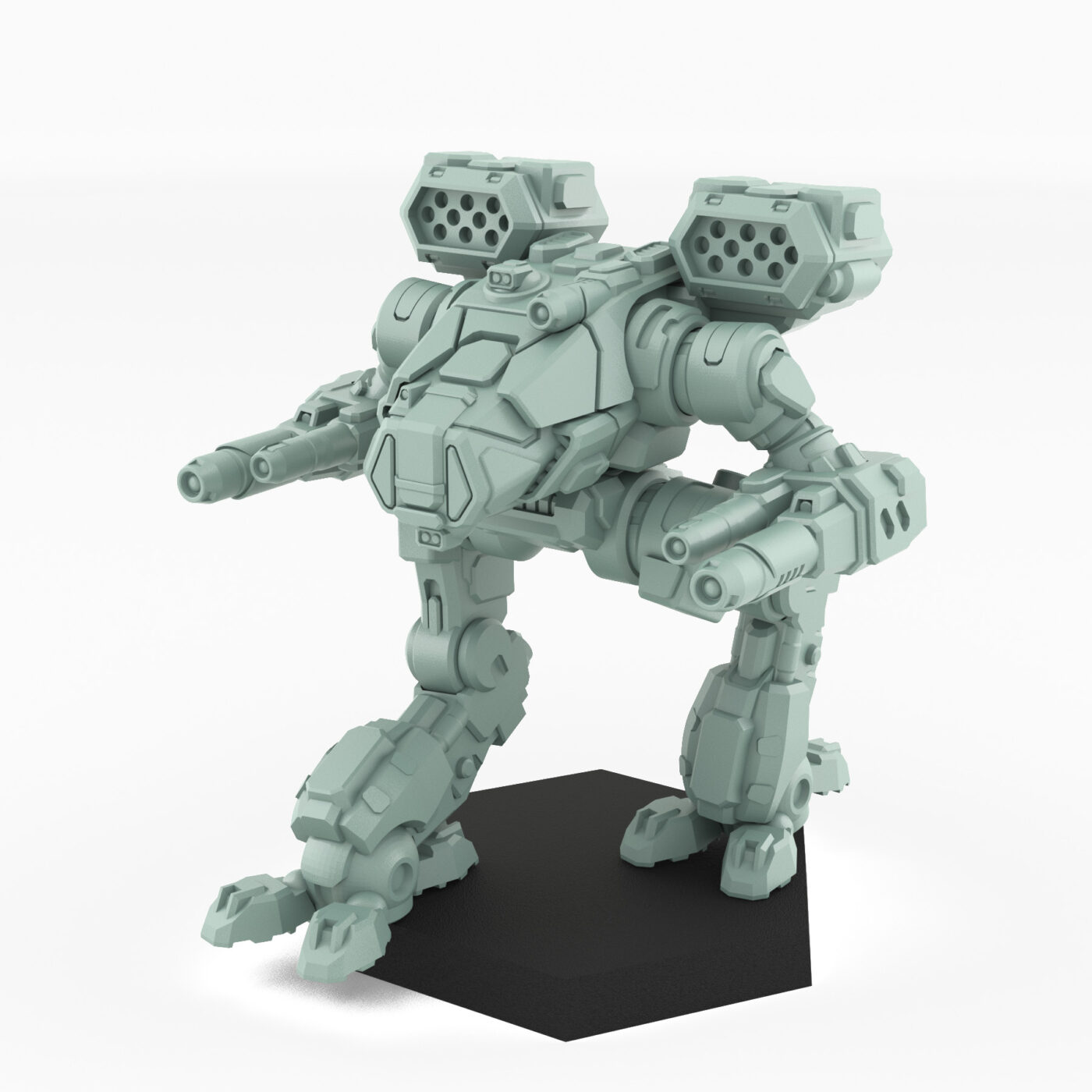 Rakosasha 1A 3D Printed Mech Miniature