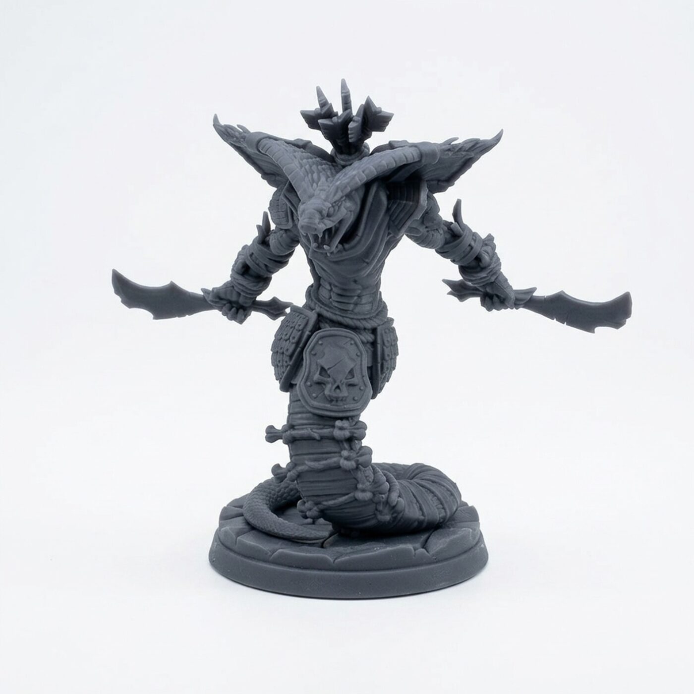 Ranged Yuddrakh B - Gray Resin 3D Printed Miniature