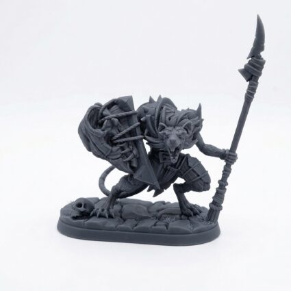 Ravagerguard A - Gray Resin 3D Printed Miniature