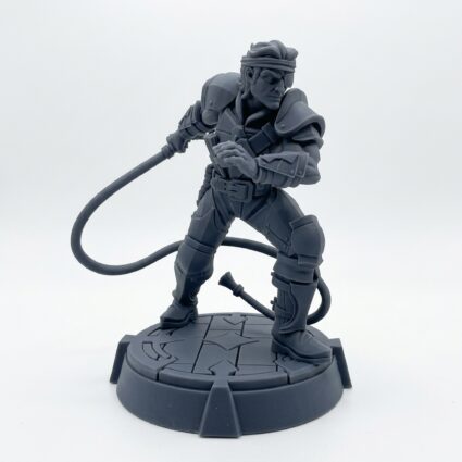 Rein Hagen - Gray Resin 3D Printed Miniature