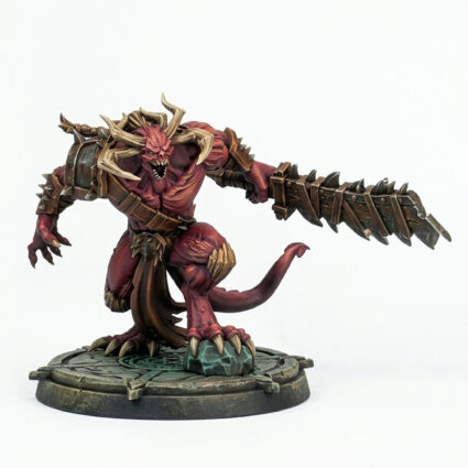 Roaring Berserker - Painted 3D Printed Miniature