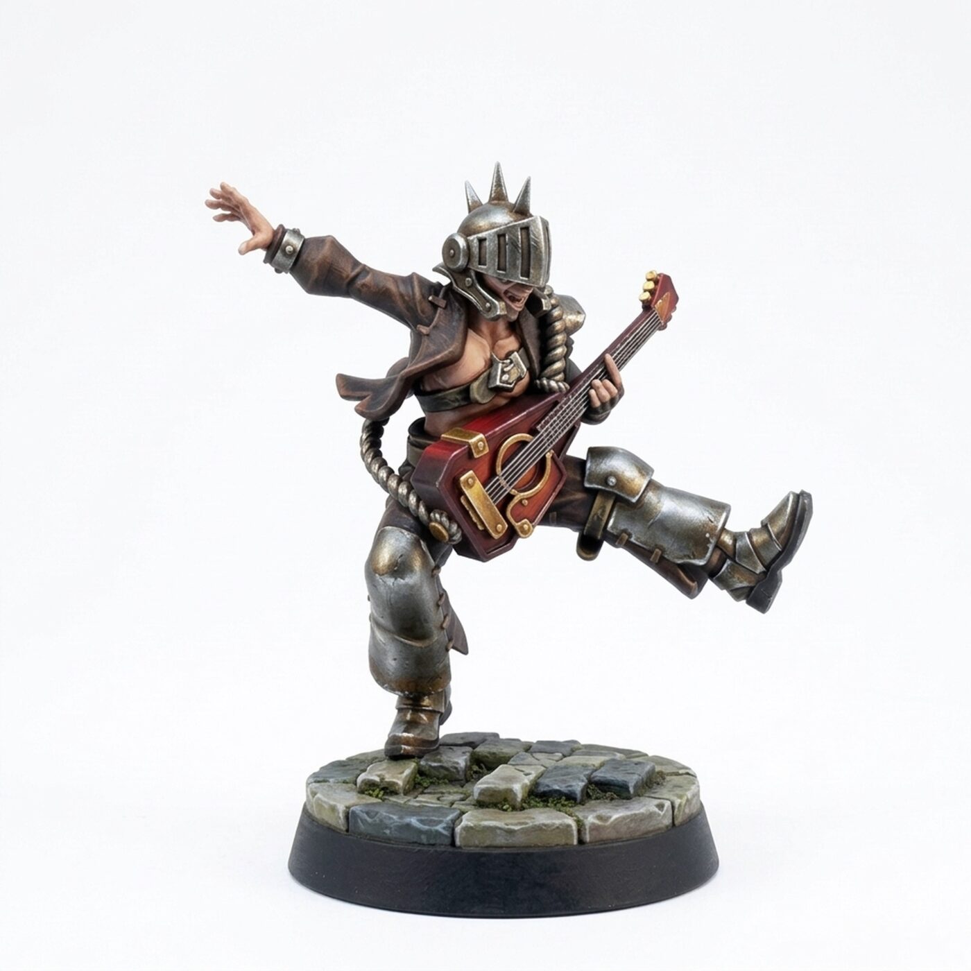 Rocking Lute Bard - Painted 3D Printed Miniature