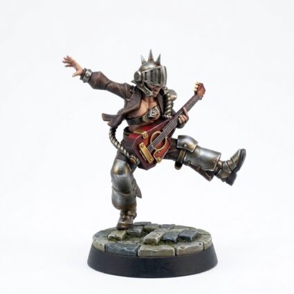 Rocking Lute Bard - Painted 3D Printed Miniature