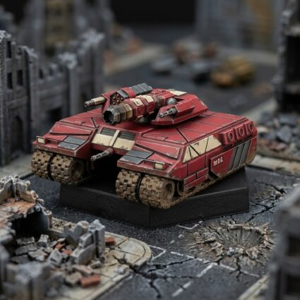 Rommel IIc Heavy Tank Miniature Painted Mech Miniature