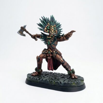 Royal Warrior B - Painted 3D Printed Miniature