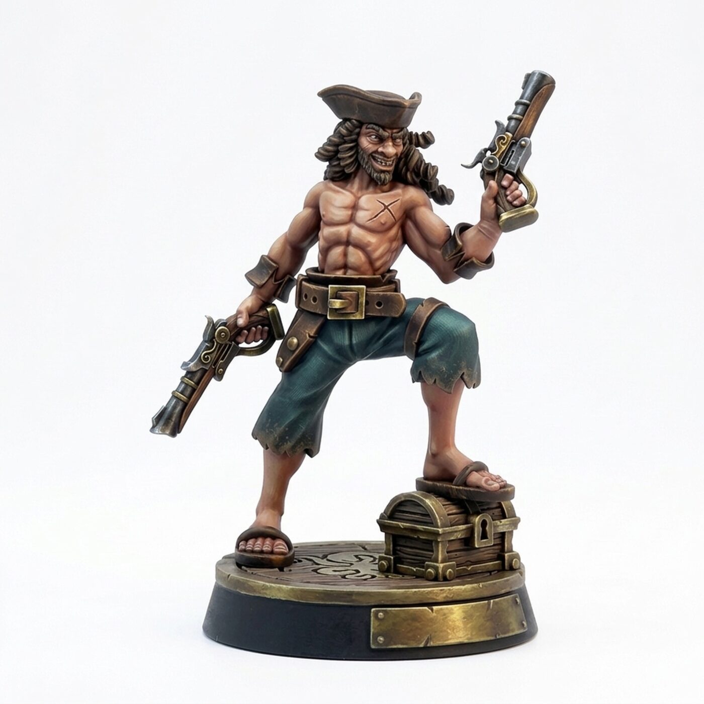 Sailor Guarding Loot - Painted 3D Printed Miniature