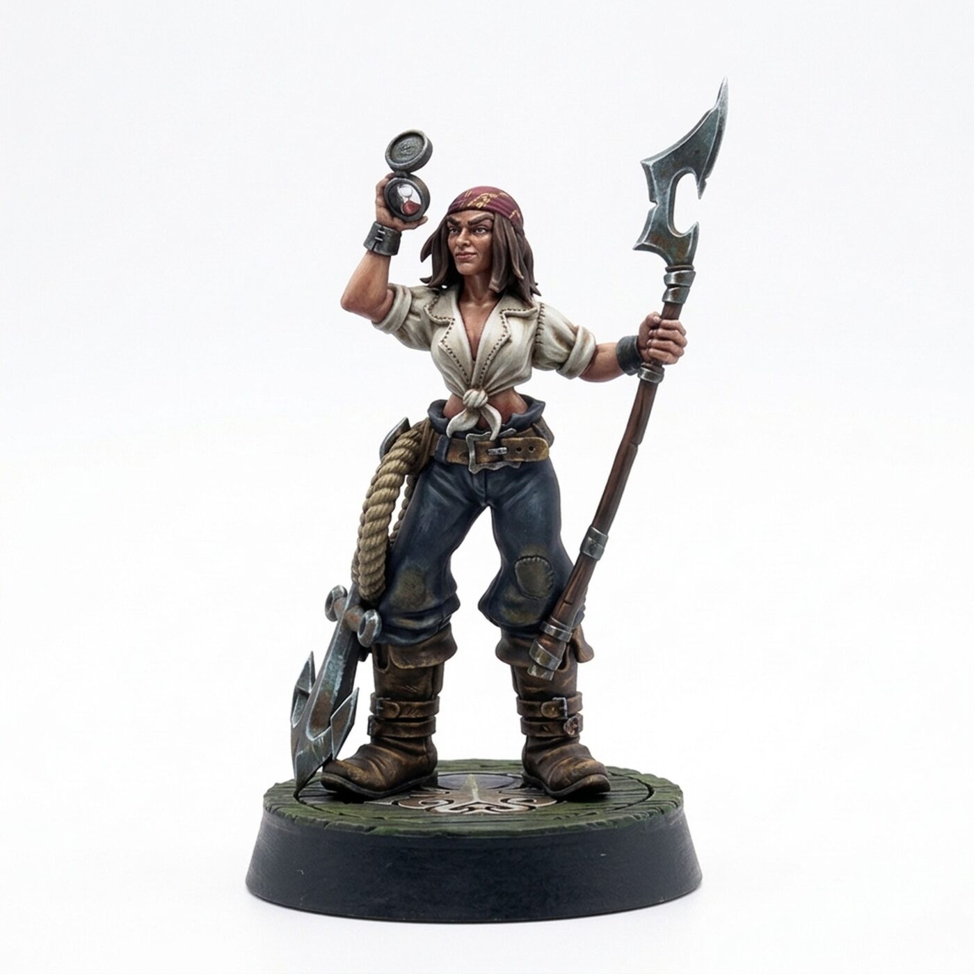 Sailor With Anchor - Painted 3D Printed Miniature