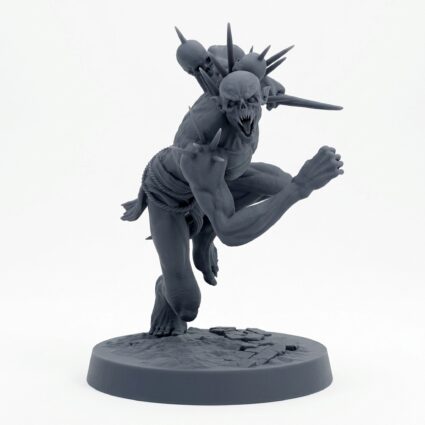 Savageghoul Attackready - Gray Resin 3D Printed Miniature
