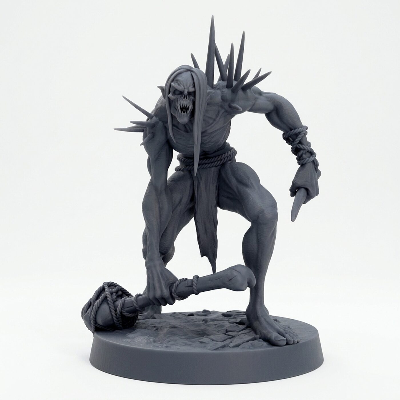 Savageghoul Look - Gray Resin 3D Printed Miniature