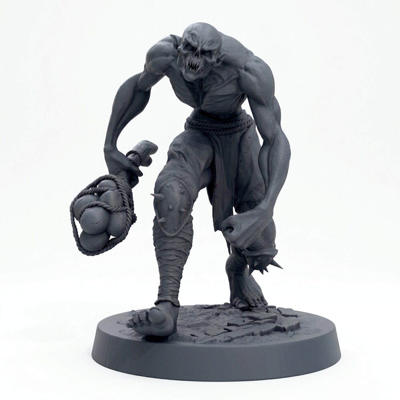 Savageghoul Ready - Gray Resin 3D Printed Miniature