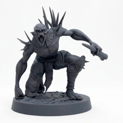 Savageghoul Track - Gray Resin 3D Printed Miniature