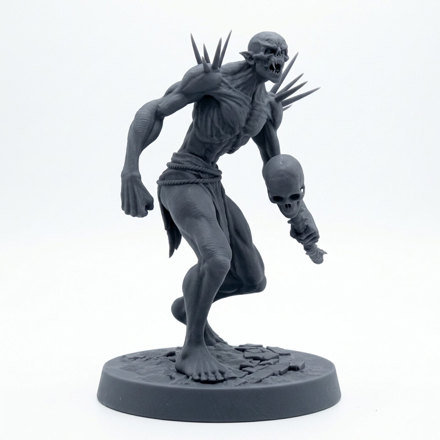 Savageghoul Wait - Gray Resin 3D Printed Miniature