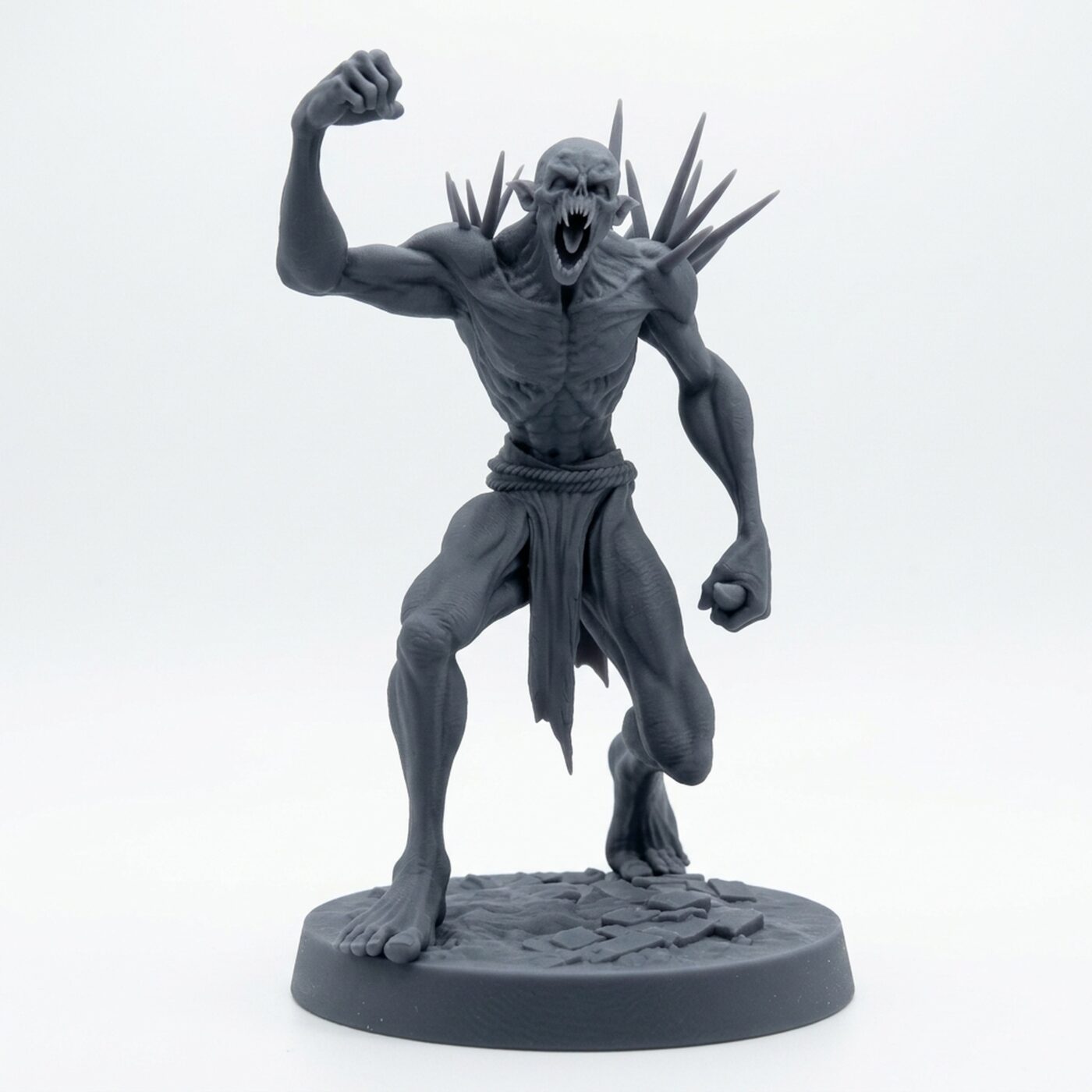 Savageghoul Winner - Gray Resin 3D Printed Miniature