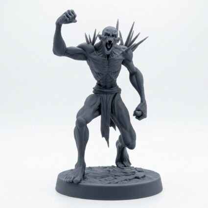 Savageghoul Winner - Gray Resin 3D Printed Miniature