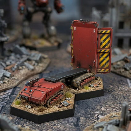 Savior Repair Vehicle (Deployed) – USe Mechs 3D Print Painted Mech Miniature