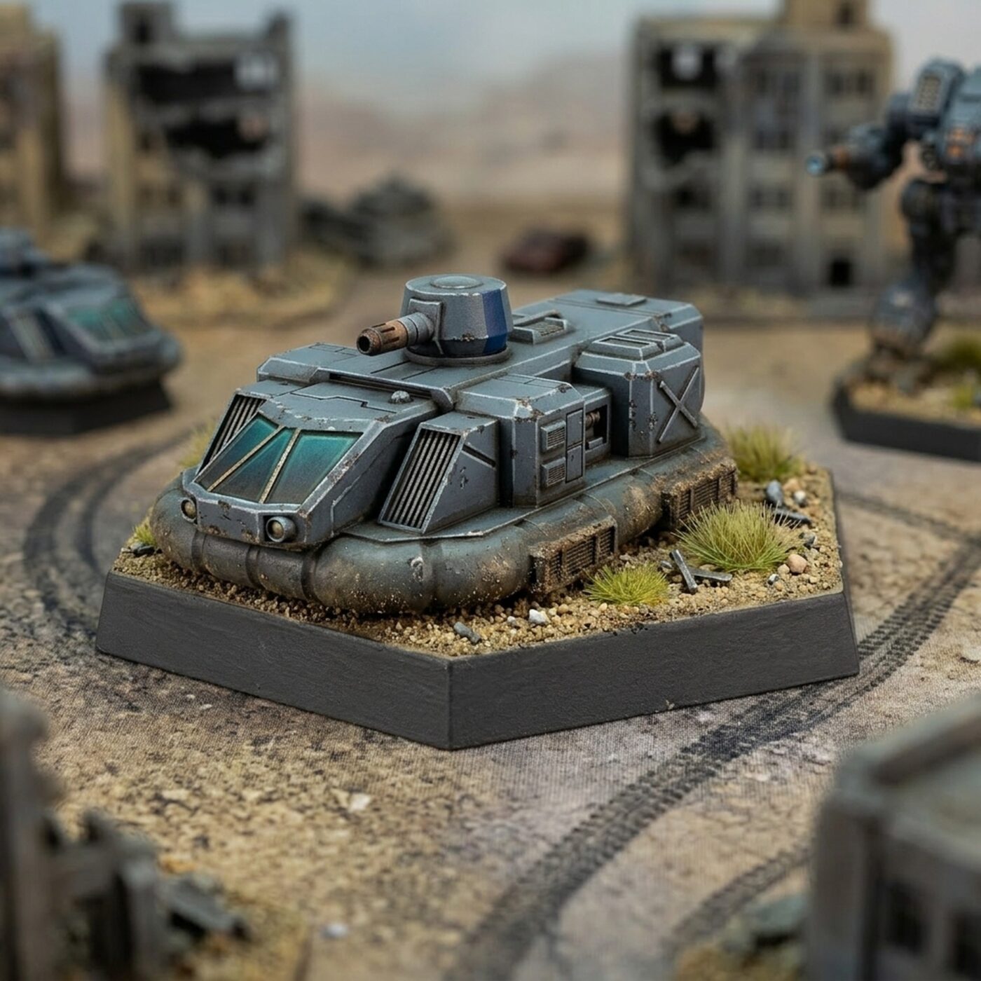 Saxon APC Laser - 6mm Armored Personnel Carrier Painted Mech Miniature