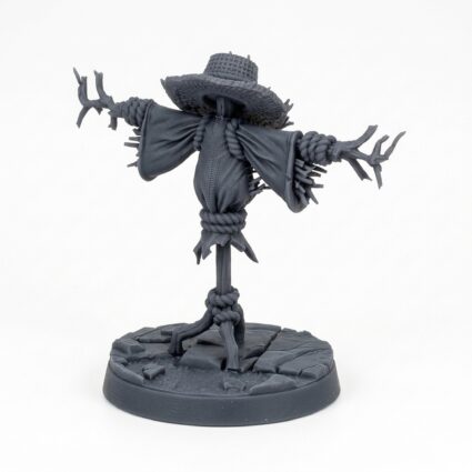 Scarecrow - Gray Resin 3D Printed Miniature