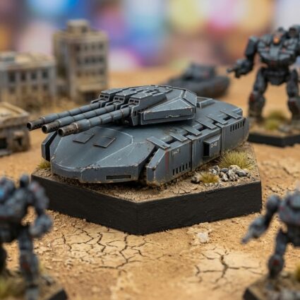 Schrek (Gauss Variant) - USe Mechs 3D Printed Miniature Painted Mech Miniature
