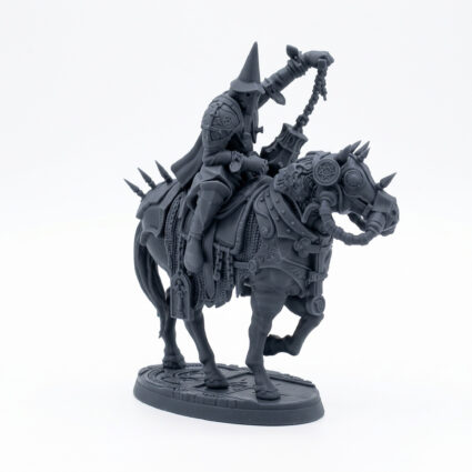 Scourge Templar B - Gray Resin 3D Printed Miniature