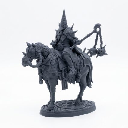 Scourge Templar C - Gray Resin 3D Printed Miniature