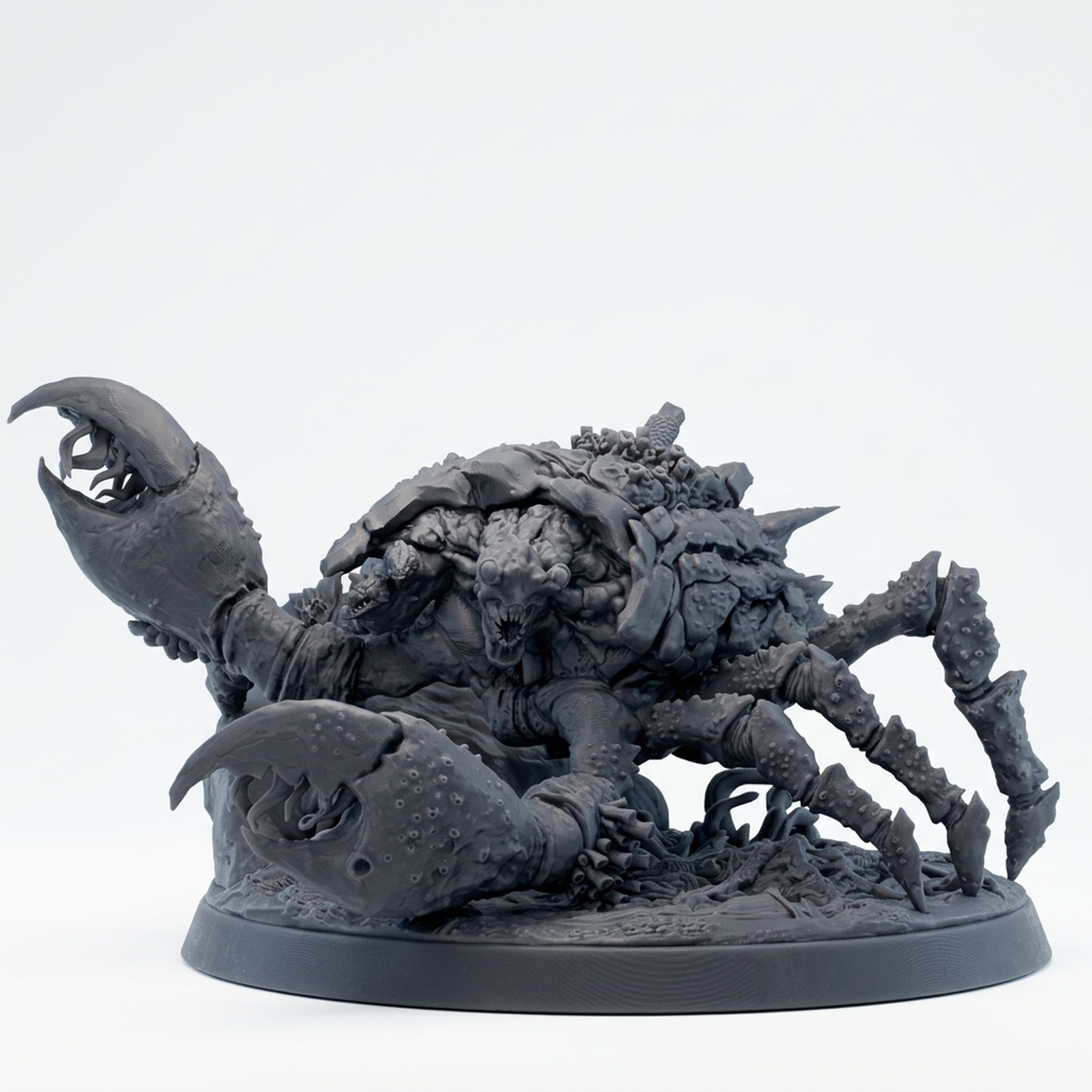 Sea Bastion - Gray Resin 3D Printed Miniature