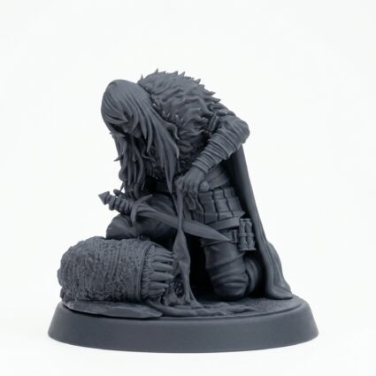 Sebira Mawbray Blood Tracker A - Gray Resin 3D Printed Miniature