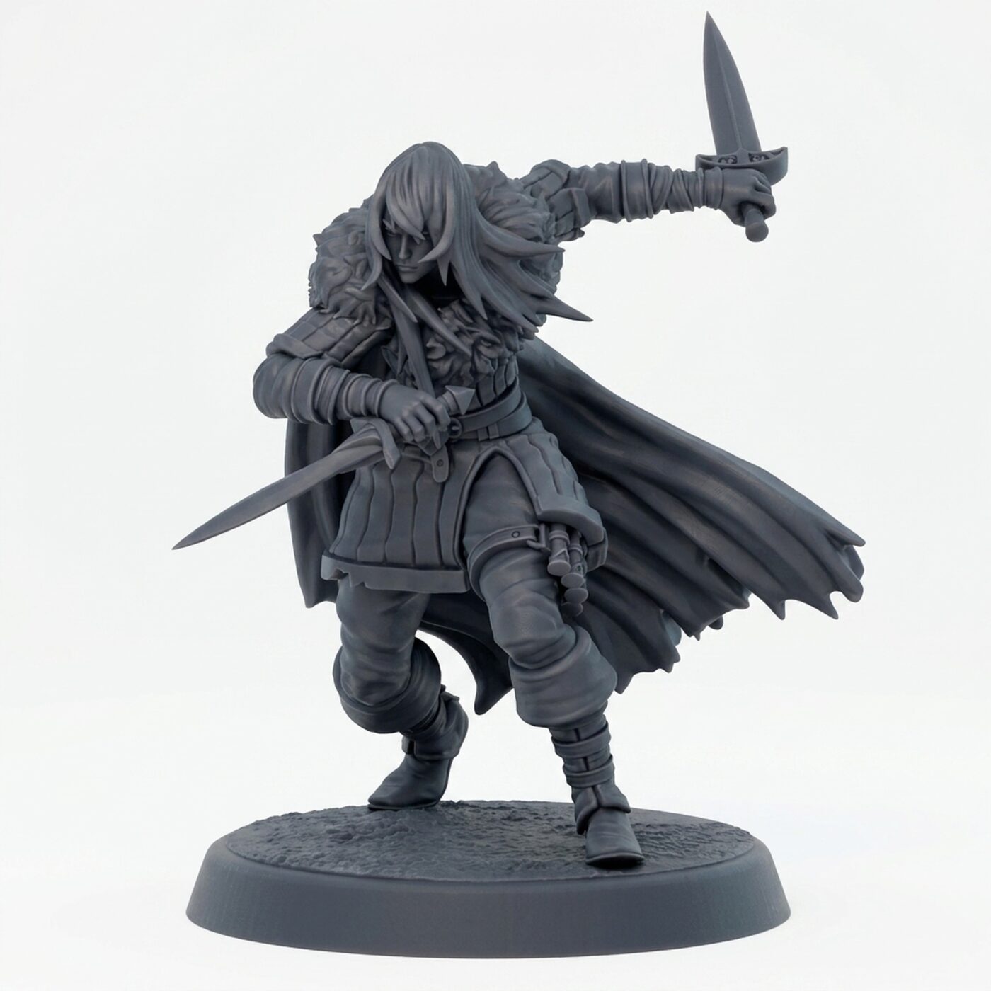 Sebira Mawbray Blood Tracker B - Gray Resin 3D Printed Miniature