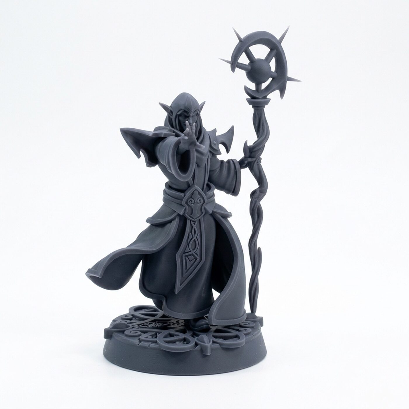 Vidar Saolor - Gray Resin 3D Printed Miniature
