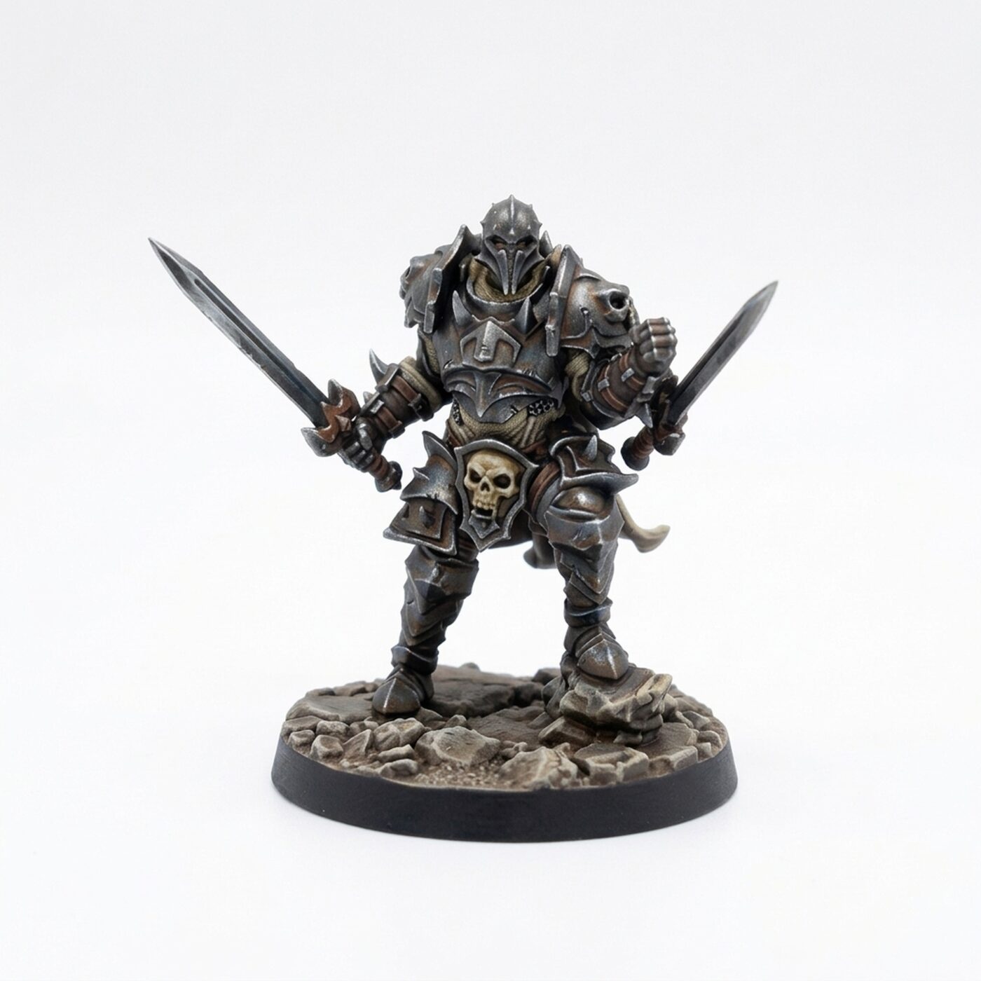 Shadowknight B - Painted 3D Printed Miniature