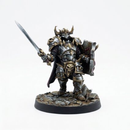Shadowknight E - Painted 3D Printed Miniature