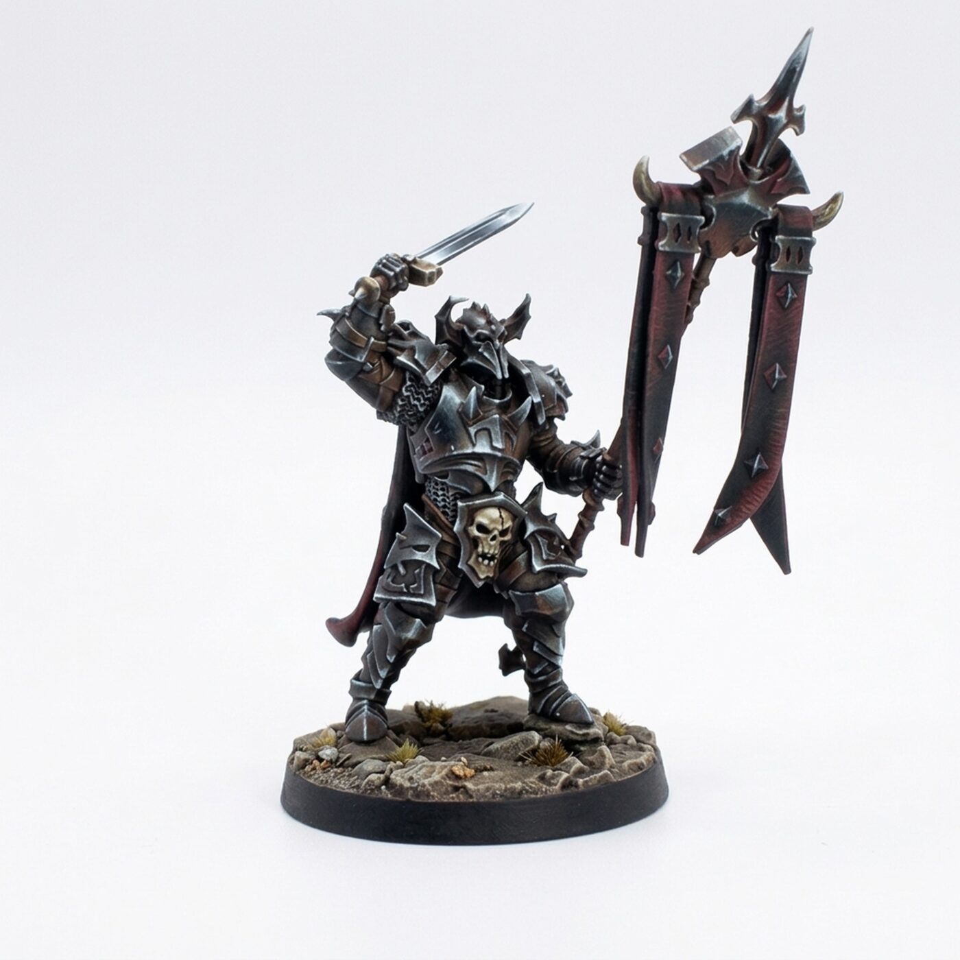 Shadowknight Variant D - Painted 3D Printed Miniature