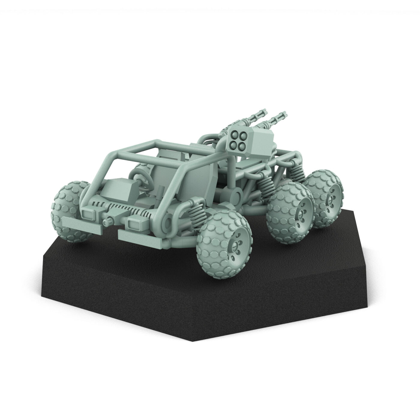 Shandra - 6x6 Assault Buggy Miniature 3D Printed Mech Miniature