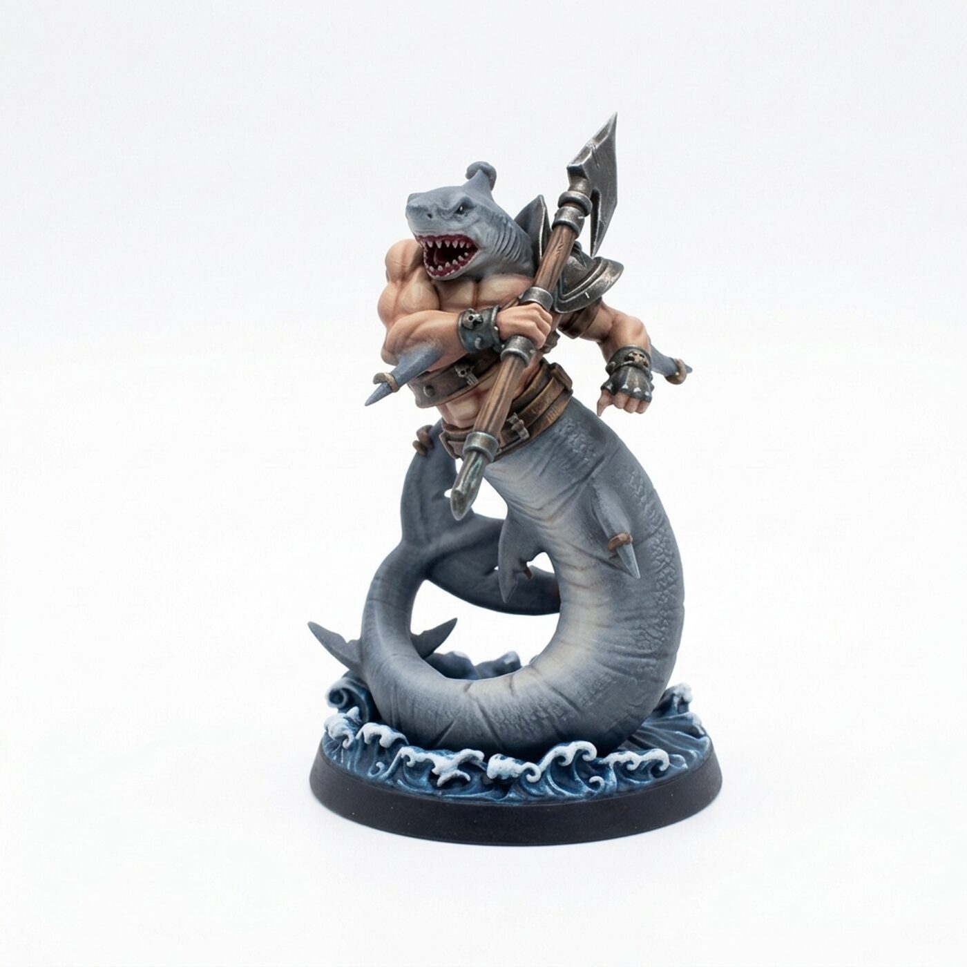 Shark D - Painted 3D Printed Miniature