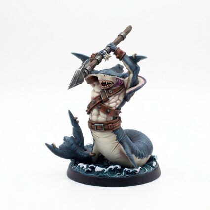 Shark G - Painted 3D Printed Miniature