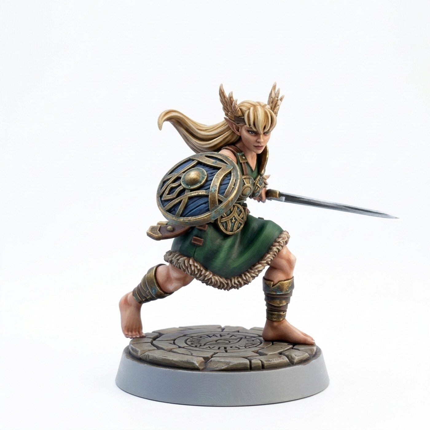 Shield Valkyrie - Painted 3D Printed Miniature