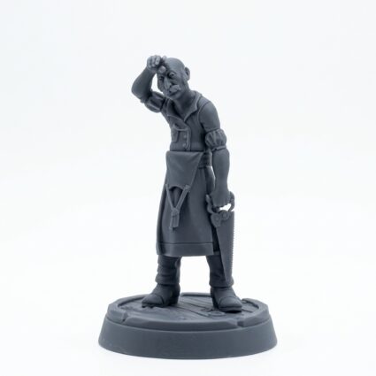 Ship Doctor - Gray Resin 3D Printed Miniature