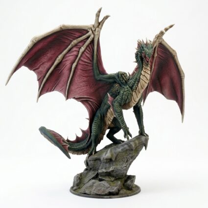 Silverdragon Cliff - Painted 3D Printed Miniature
