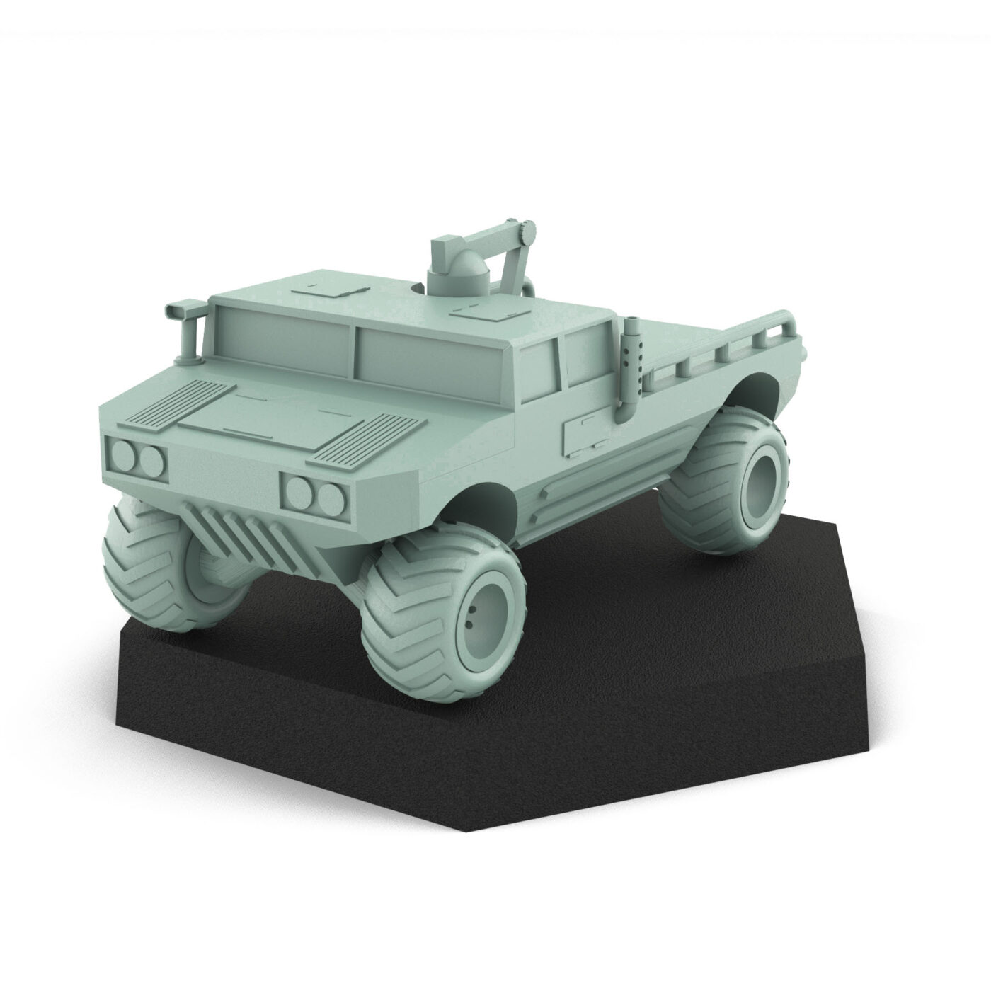 Simca Growler - 3D Printed Miniature 3D Printed Mech Miniature