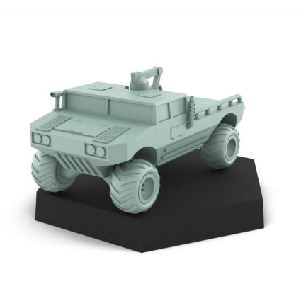 Simca Growler - 3D Printed Miniature 3D Printed Mech Miniature